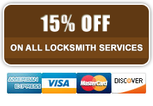 15% off on all locksmith services